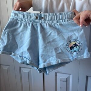 Ron Jon Light Blue Athletic Shorts